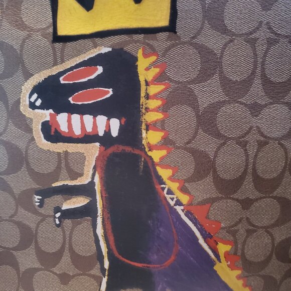 Coach X Basquiat Large Tote Dempsey Tote 40 - Picture 3 of 5